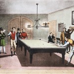 19th Century Depiction of Billiards by E.F. Lambert