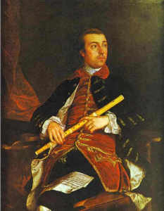 William Wollaston and his Flute by Gainsborough