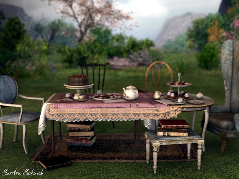 "Tea Party," a picture by Sandra Schwab
