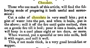 HOT COCOA 1814 A new system of domestic cookery