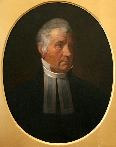 Harry Croswell in 1835, after he left the press to be a clergyman. image via Wikimedia Commons.
