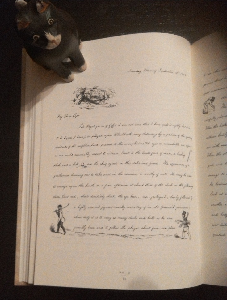 Picture of a page from The Illustrated Letters of Richard Doyle to His Father