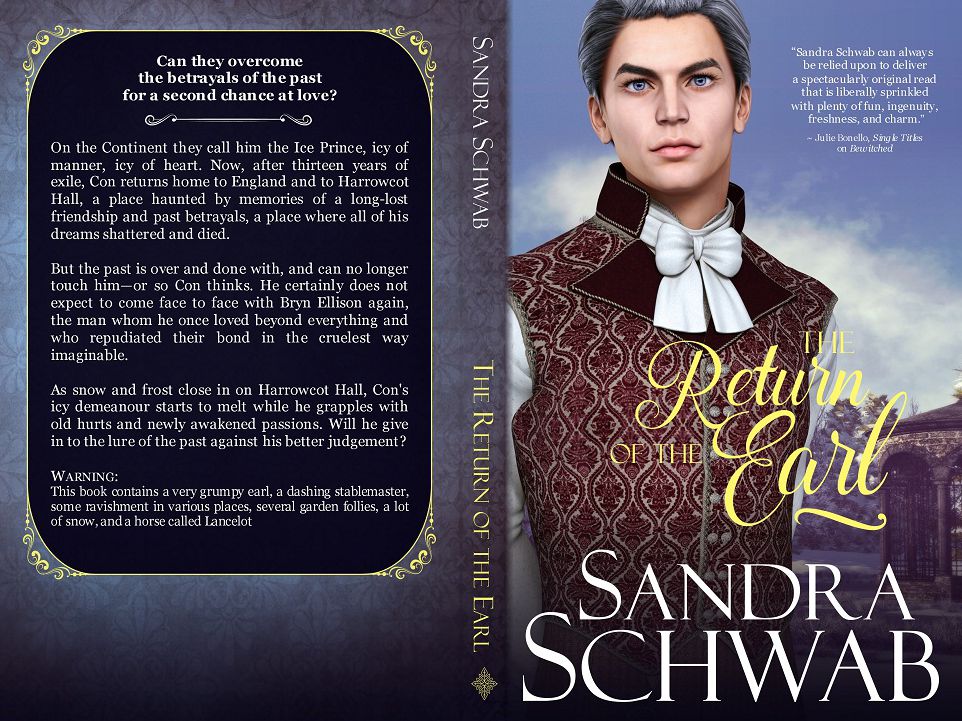 The cover of the print edition of The Return of the Earl, by Sandra Schwab